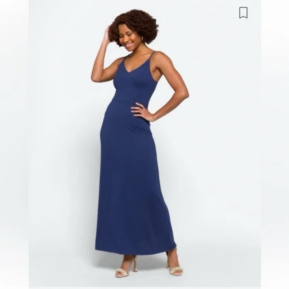 Market and Spruce Elegant Navy Blue Sleeveless Dress size 1X NWT